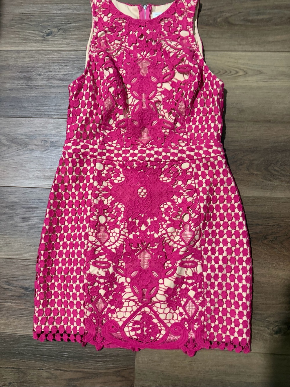 Endless Rose Fuchsia Lace Mini Dress
